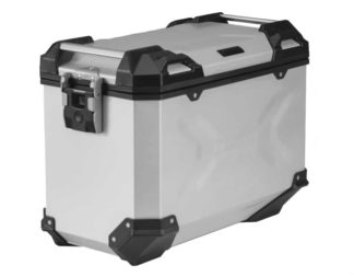 SW-MOTECH TRAX ADV 45L Left Side Case | Silver Anodized Aluminum – 45L