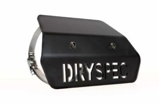 DrySpec Motorcycle Accessories – Universal Exhaust Heat Shield for 4in to 6in Mufflers