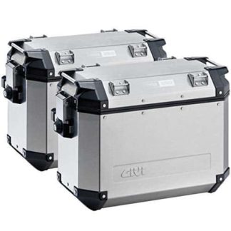 GIVI Trekker CAM-Side Outback 37L Aluminum Side Case Set | 74L Total