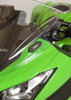 R&G Racing Kawasaki Motorcycle Accessories – Mirror Blanking Plates for ZX6R 636 Ninja 300 & Ninja 400